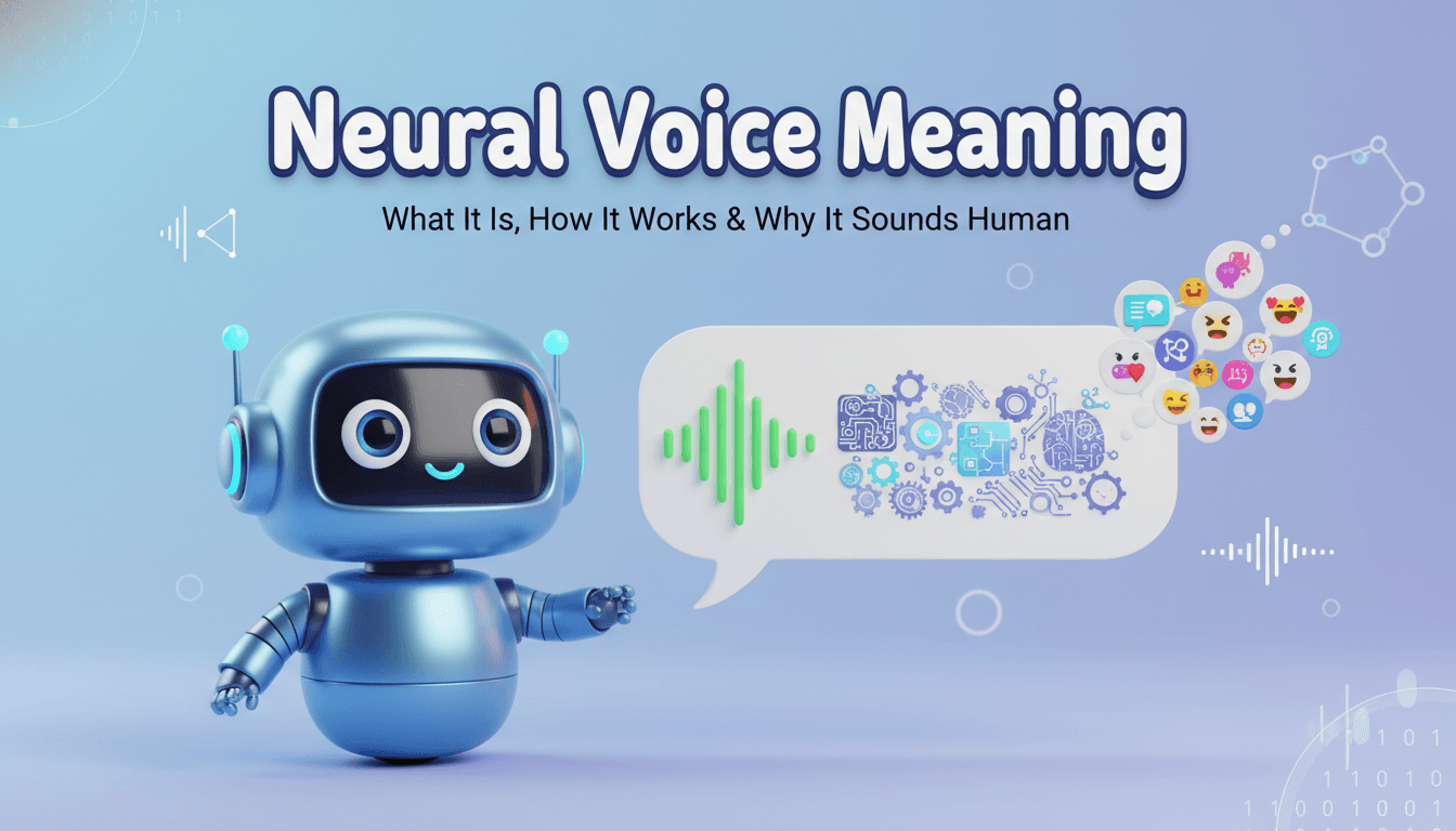 Neural Voice Meaning — What It Is, How It Works & Why It Sounds Human